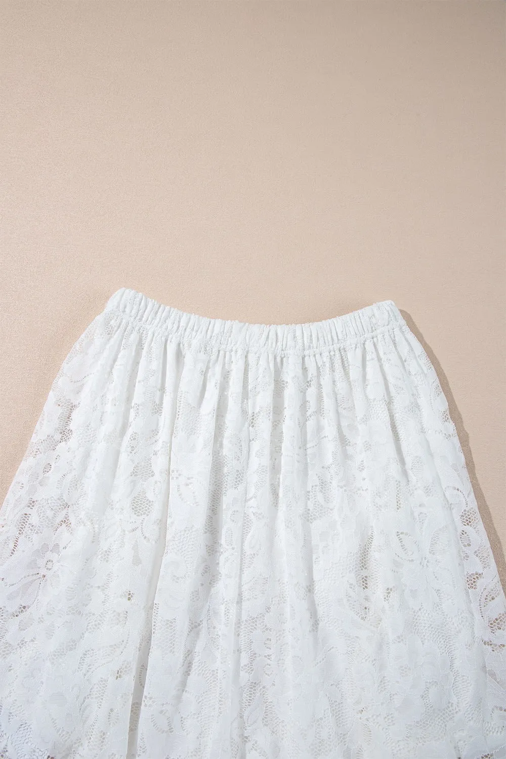 Hazel Blues® |  Lace High-Low Skirt