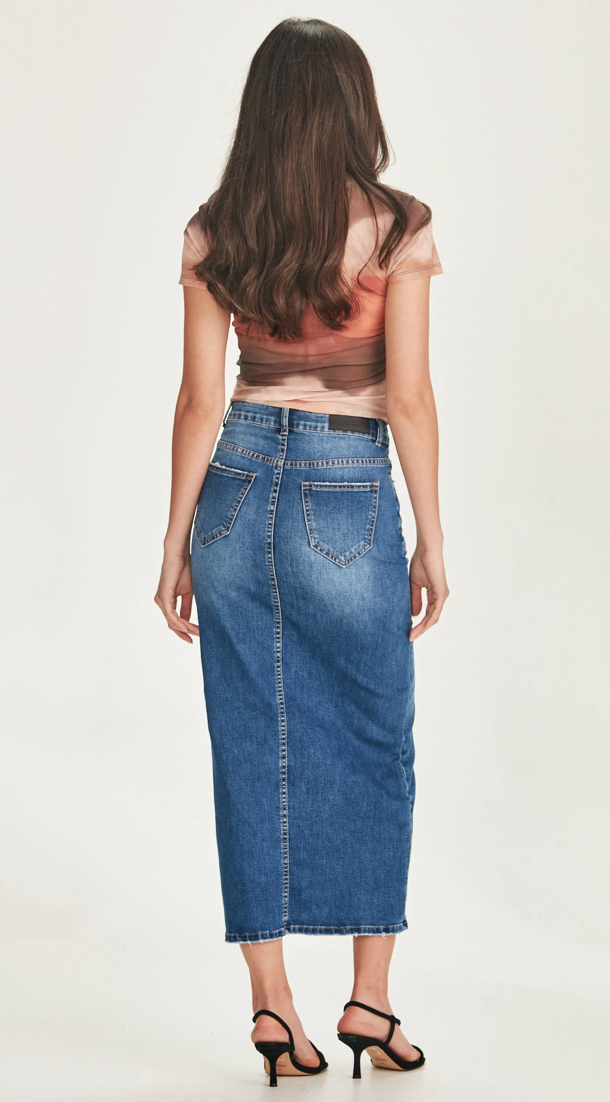 HAZEL | Long Skirt Blue
