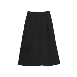 High Waist Black Long Skirt SD01939