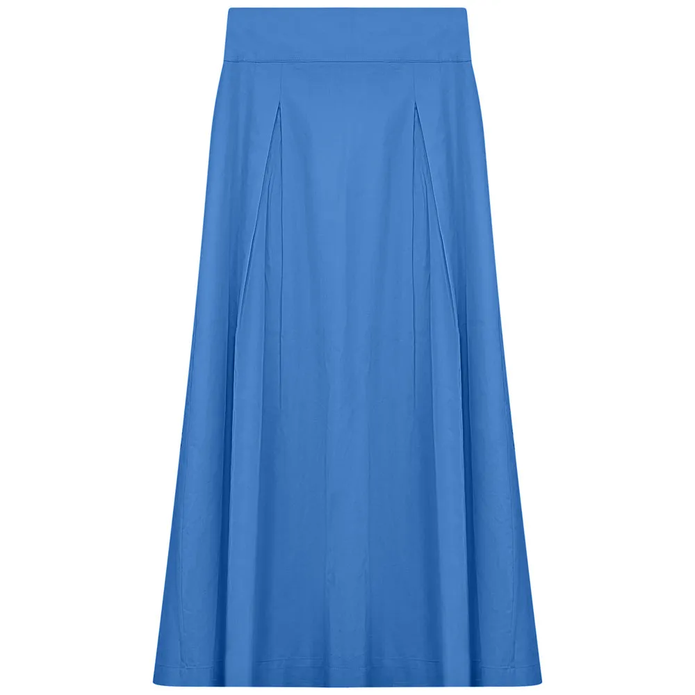 High waist royal blue skirt by Gem