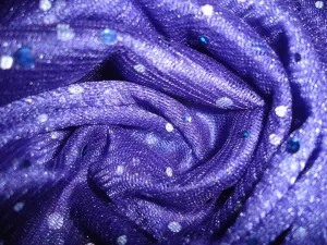 Holographic Sequin Metallic Net - Purple