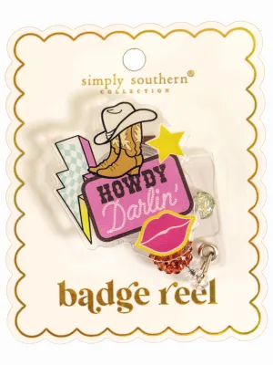 Howdy Darlin' Badge Reel by Simply Southern