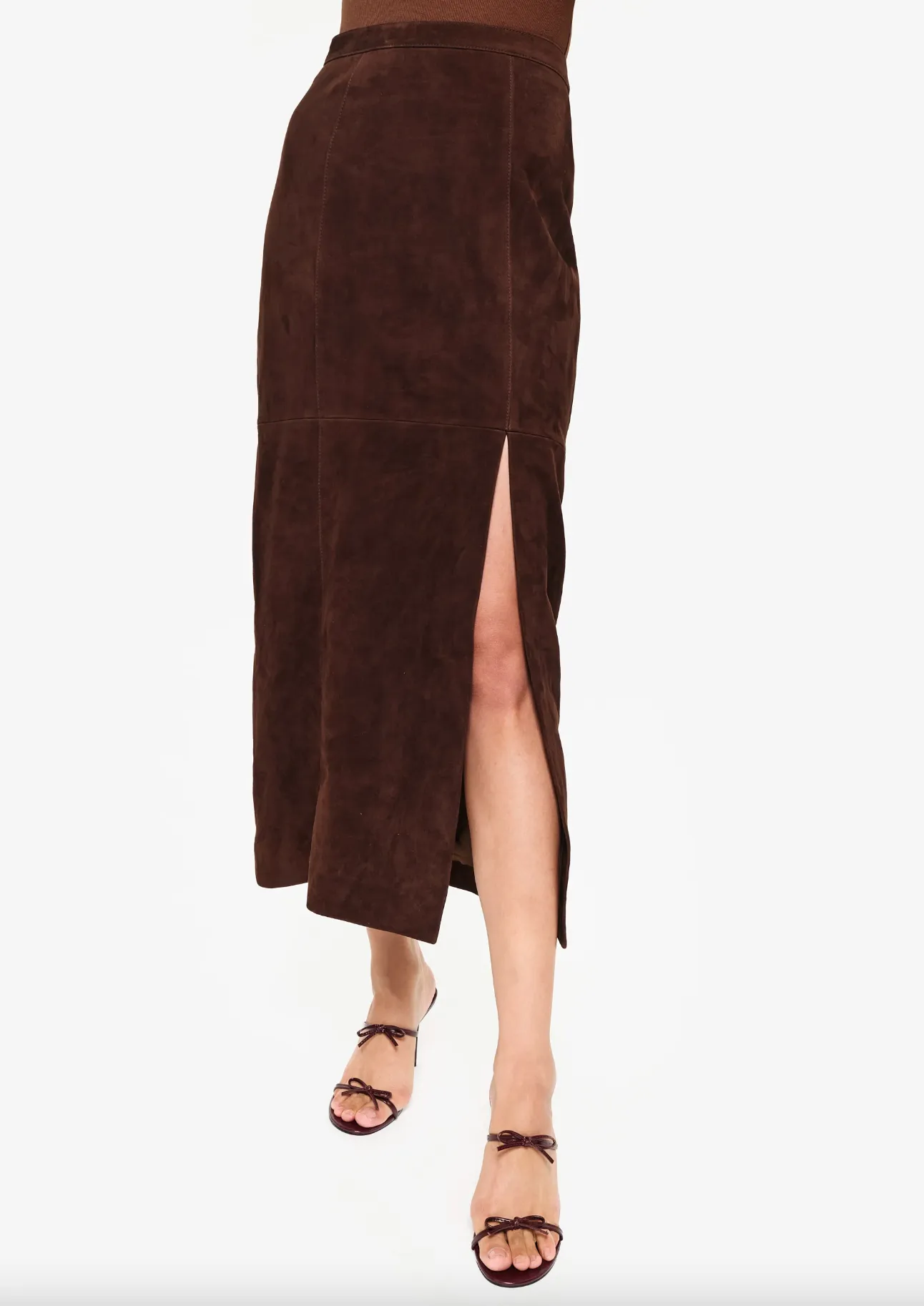 Idris Suede Skirt Malt
