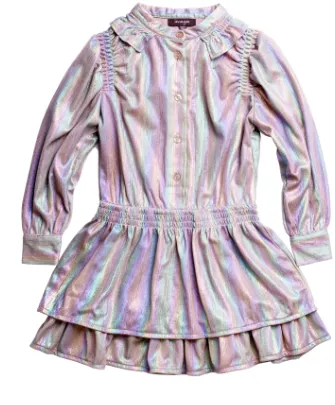 IMOGA Sally Metallic Knit Dress - Illume