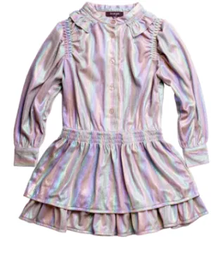 IMOGA Sally Metallic Knit Dress - Illume
