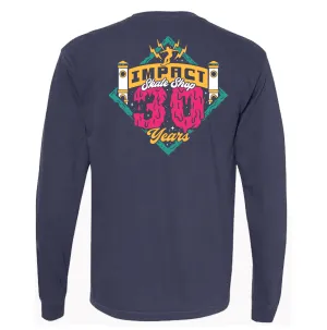 IMPACT 30 Years Longsleeve Navy