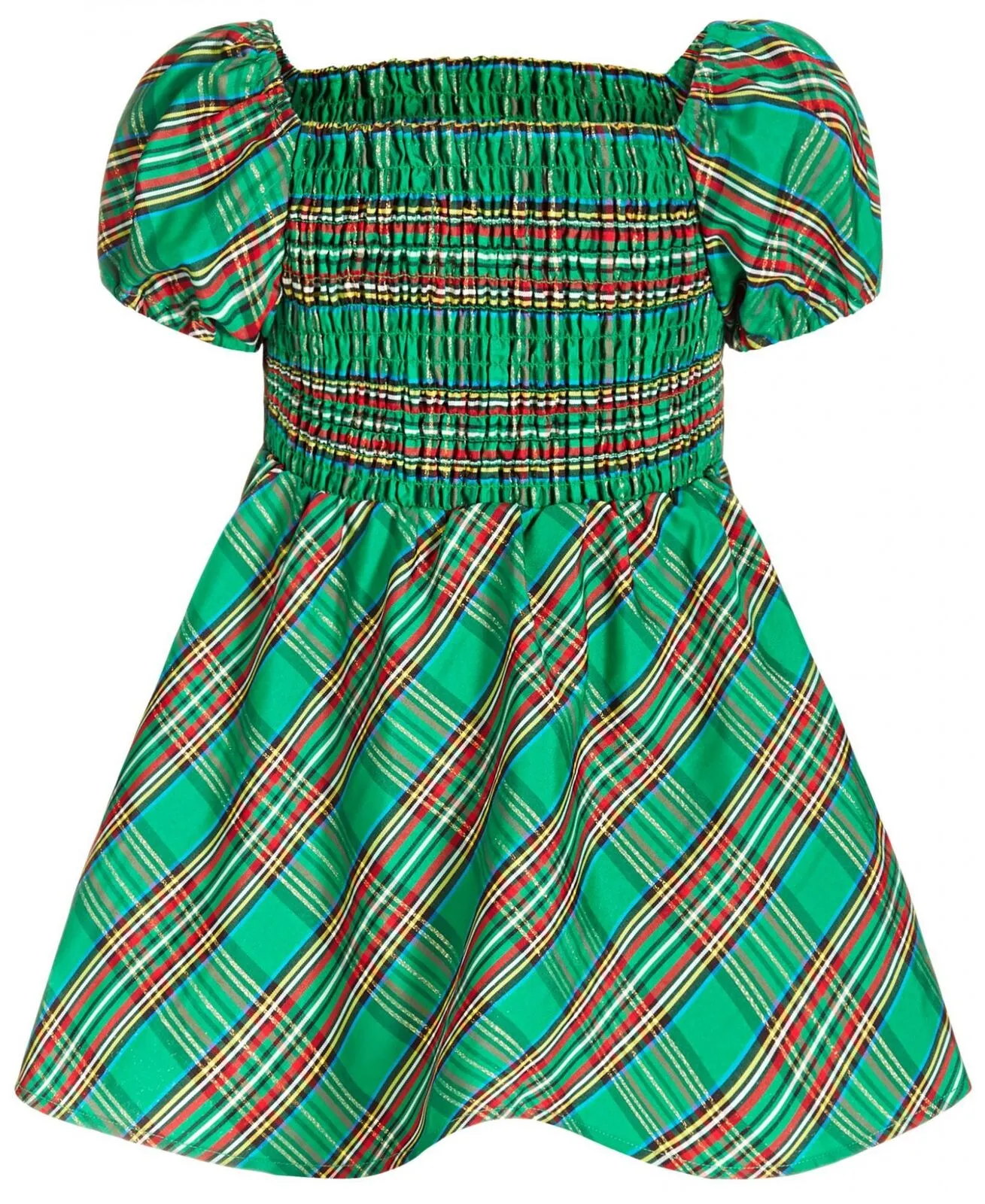 Inc International Concepts Toddler Girls Tie Front Plaid Midi Dress 10850894
