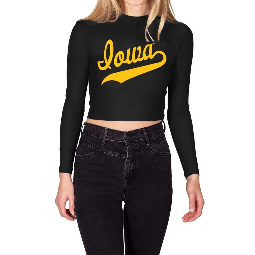 Iowa Hawkeyes Mock Neck Top