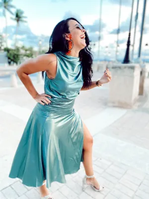 Jasmine Satin Skirt