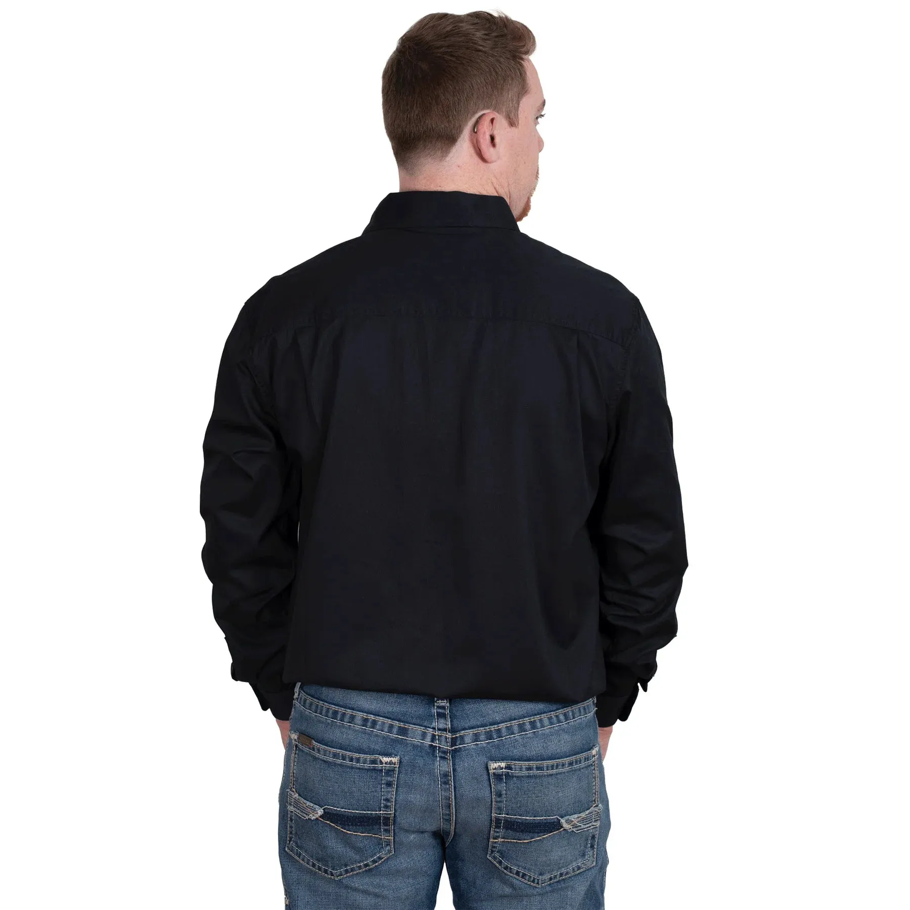 JCA Cameron Mens Workshirt Black