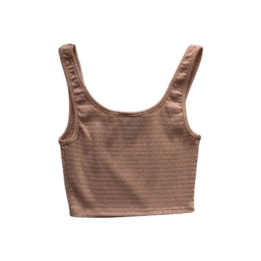 Jenny Smocked Tank Top - Peach