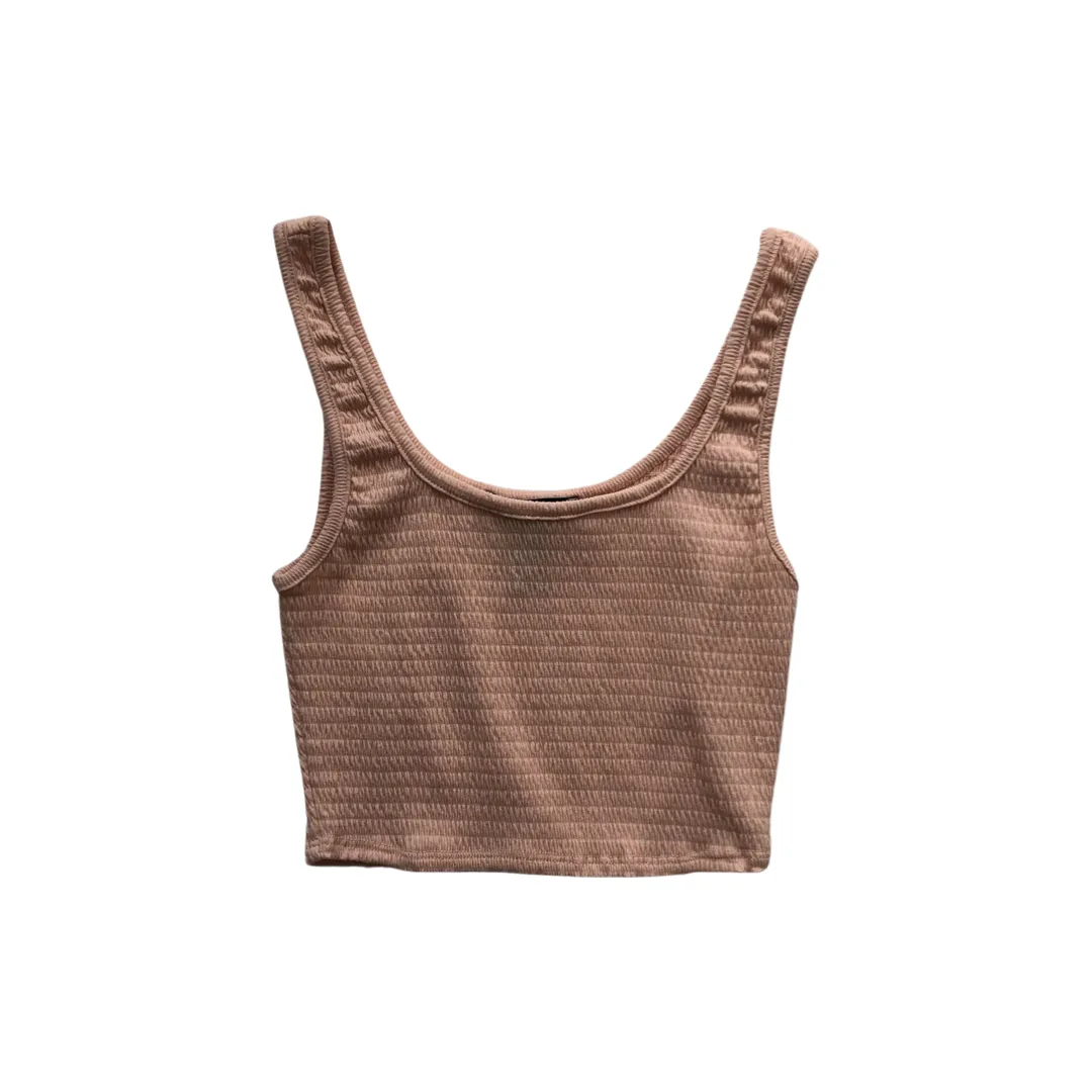 Jenny Smocked Tank Top - Peach