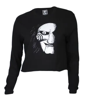Jigsaw Ladies Crop LS T-Shirt