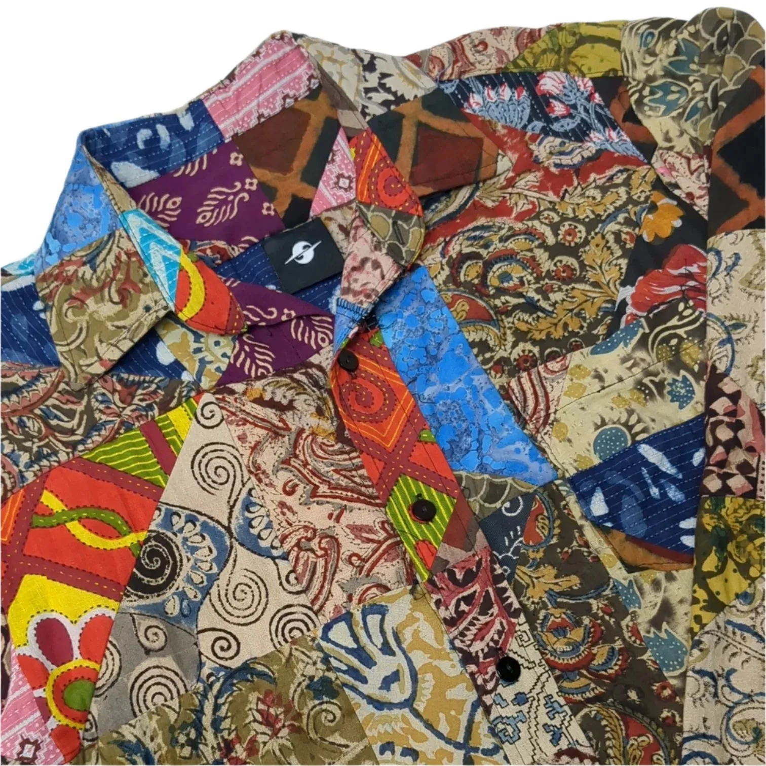 KAFTAN L/S SHIRT • PATCHWORK