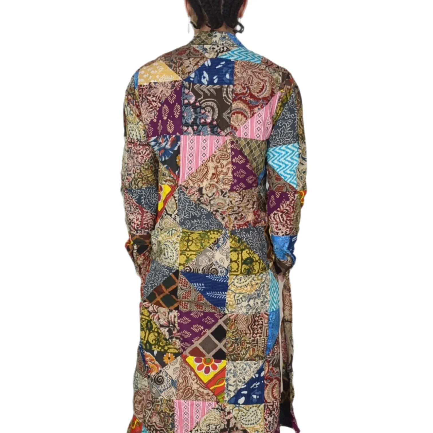 KAFTAN L/S SHIRT • PATCHWORK