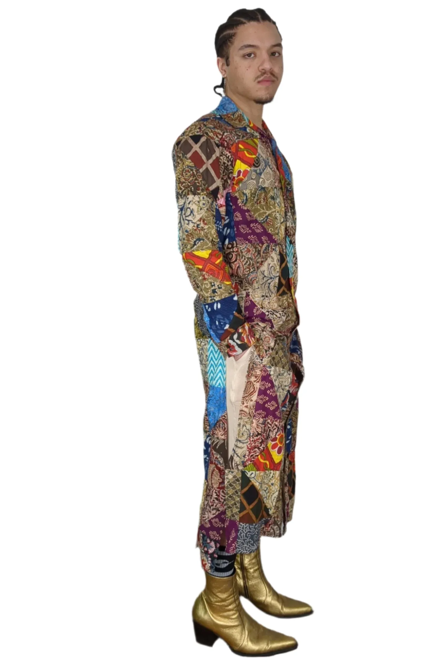 KAFTAN L/S SHIRT • PATCHWORK