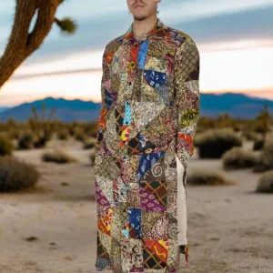 KAFTAN L/S SHIRT • PATCHWORK