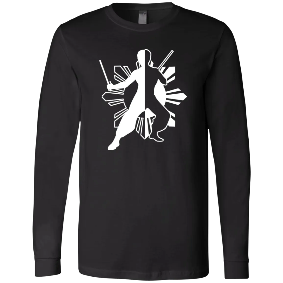 Kali Eskrima Ying Yang Unisex Jersey Long Sleeve T-Shirt