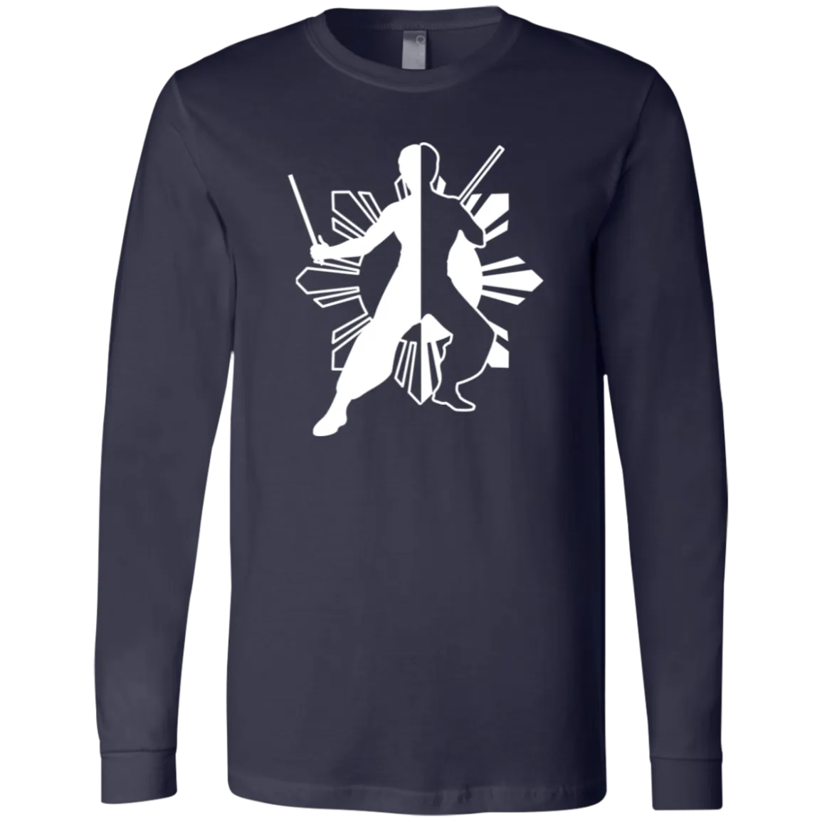 Kali Eskrima Ying Yang Unisex Jersey Long Sleeve T-Shirt
