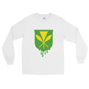 Kanaka Maoli Crest - Green *ADULT LONG SLEEVE*
