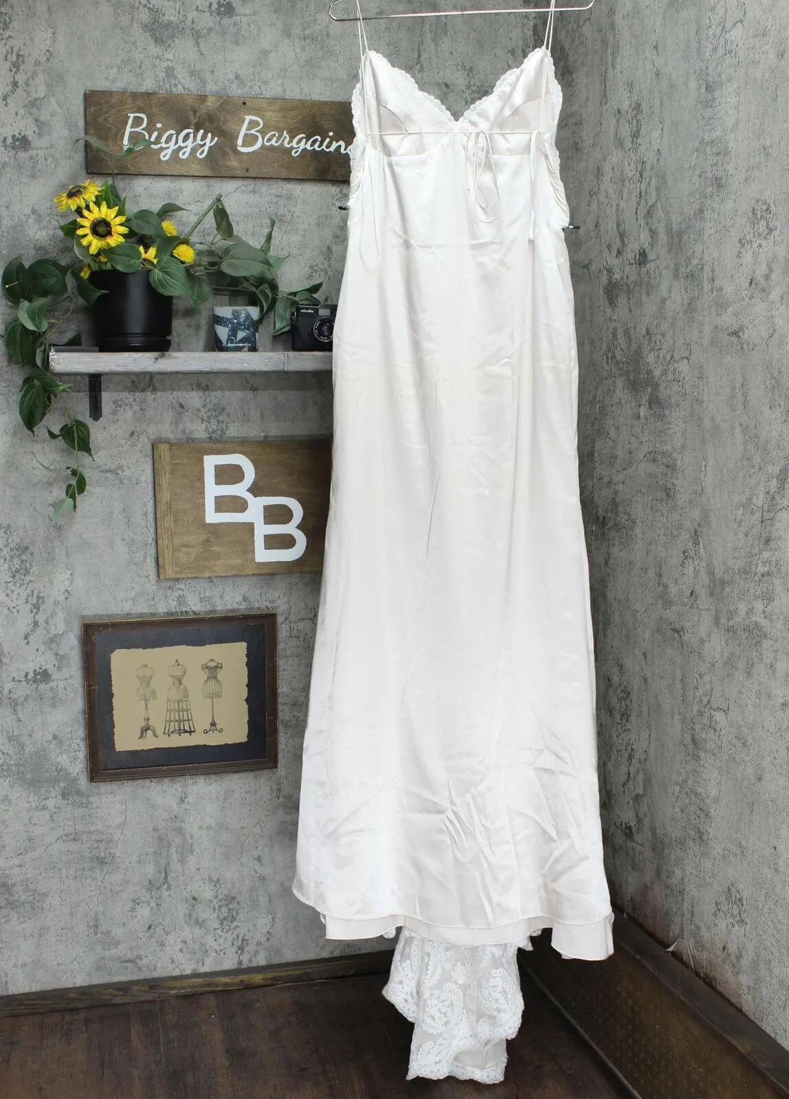 Katie May Lanai Open Back Wedding Gown Ivory / Blush XL