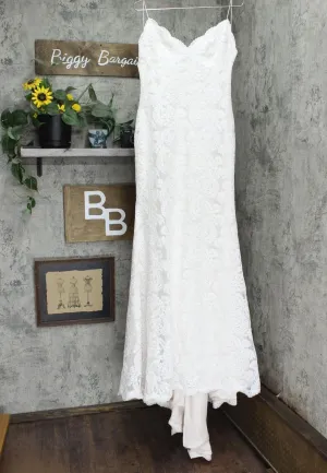 Katie May Lanai Open Back Wedding Gown Ivory / Blush XL