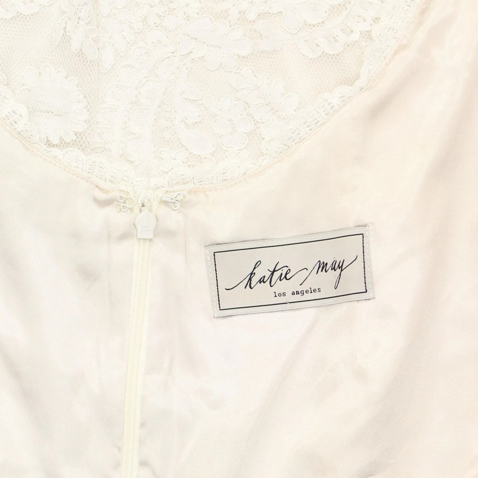Katie May Lanai Open Back Wedding Gown Ivory / Blush XL