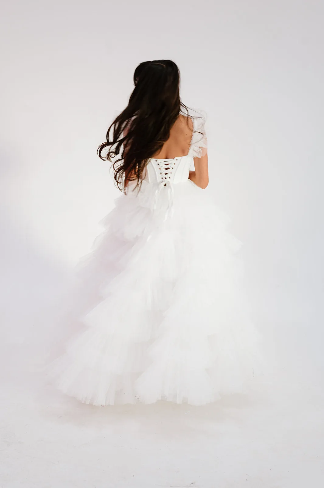 Kelly Gown - White (Pre-order)