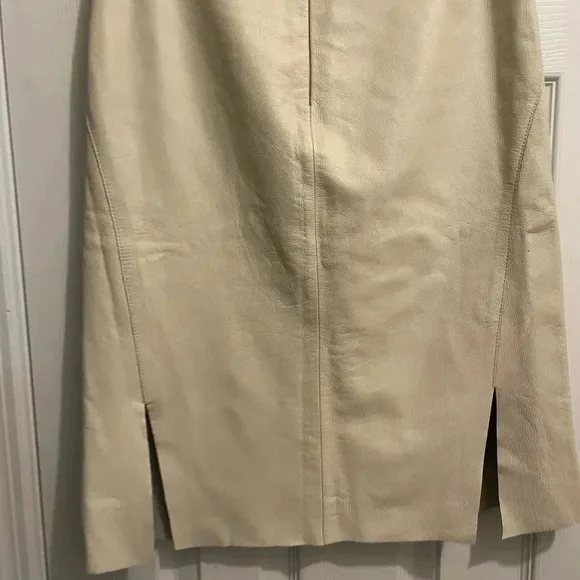 Kenneth Cole leather skirt