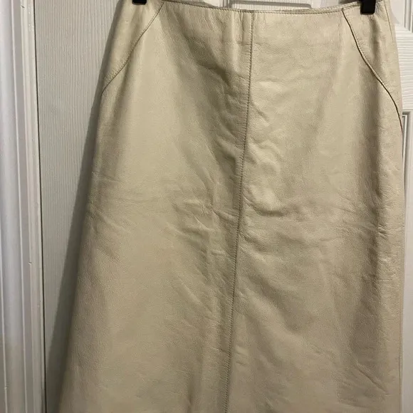 Kenneth Cole leather skirt