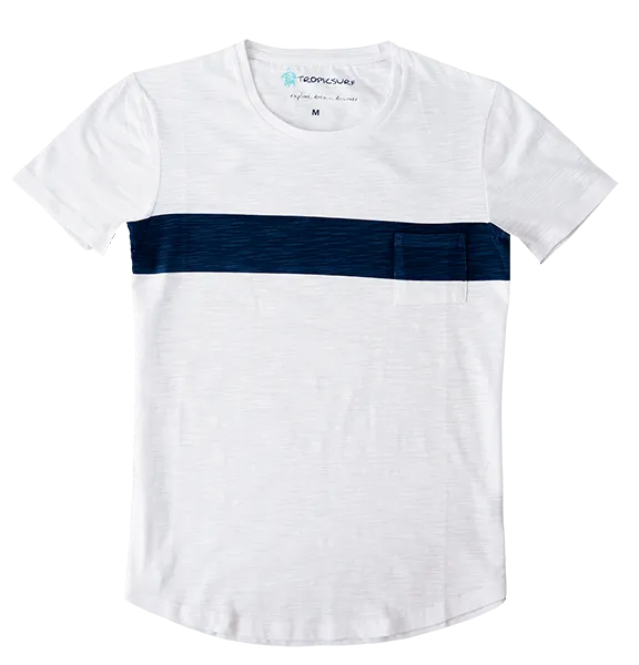 Kids's Indian Ocean Striped Crew Tee