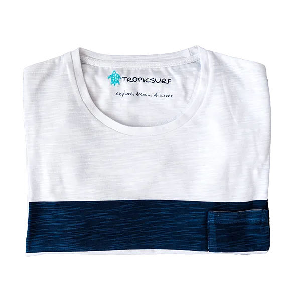 Kids's Indian Ocean Striped Crew Tee