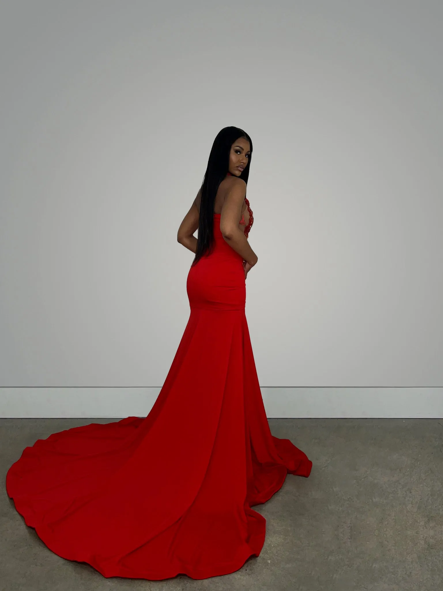 Lama Gown Red