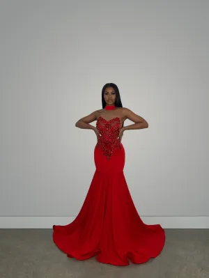 Lama Gown Red