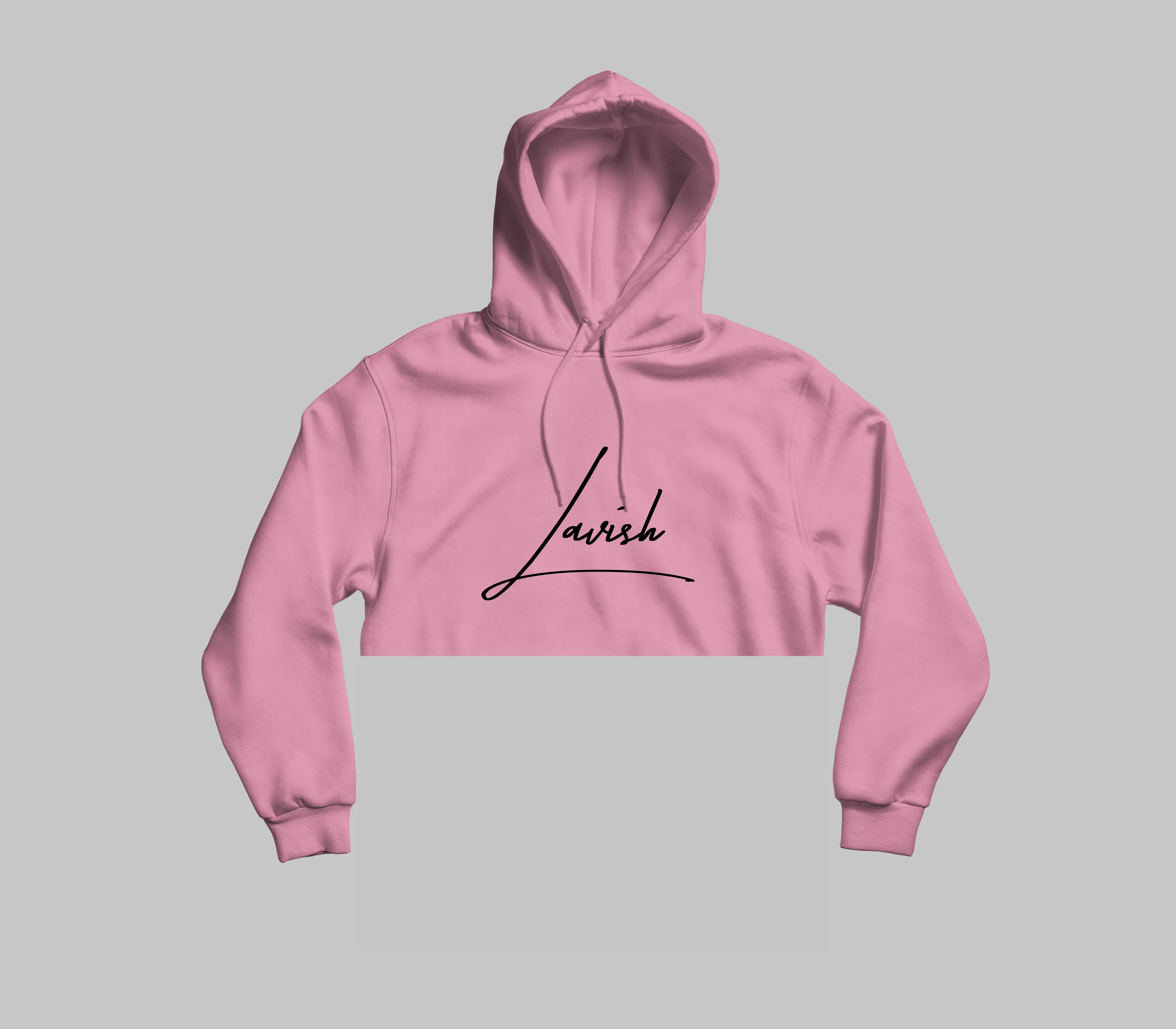 Lavish Signature Crop Hoodie