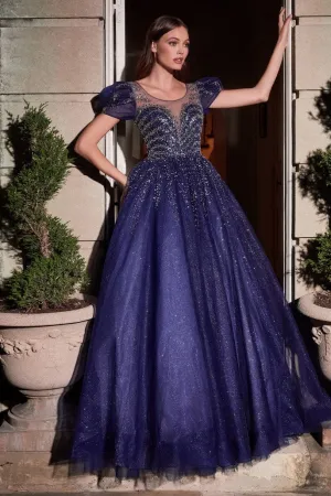 Layered Tulle Gown B702