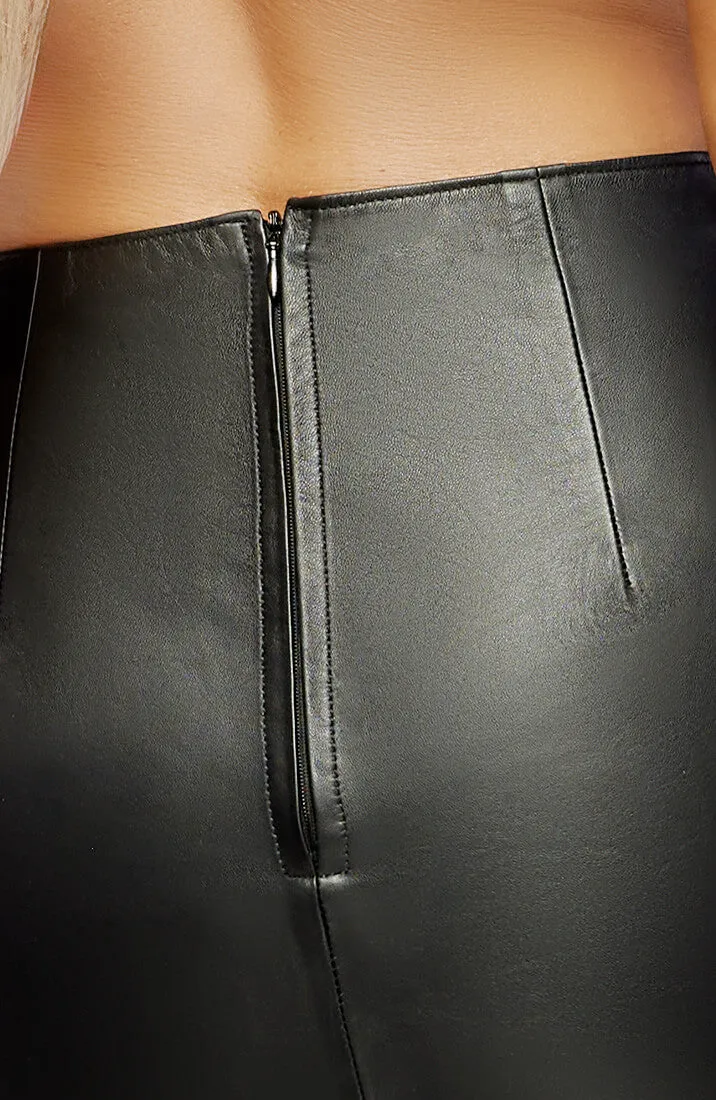 Leather mini skirt - Provocative Connoisseur