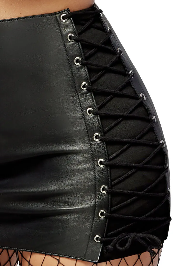 Leather mini skirt - Provocative Connoisseur