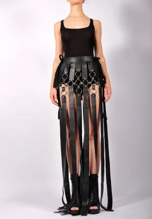 Leather Skirt Maxi