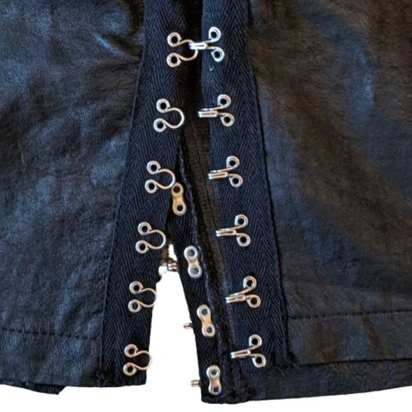 LF Seek the Label Faux Leather Mini Skirt