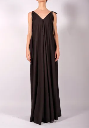 Light Cotton Dress with Straps Maxi