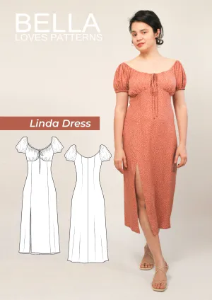 LINDA DRESS – PDF SEWING PATTERN