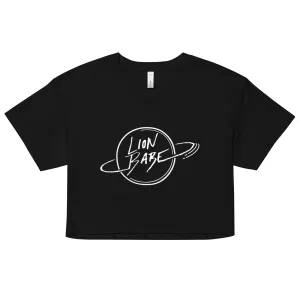 LION BABE PLANET CROP - BLACK**