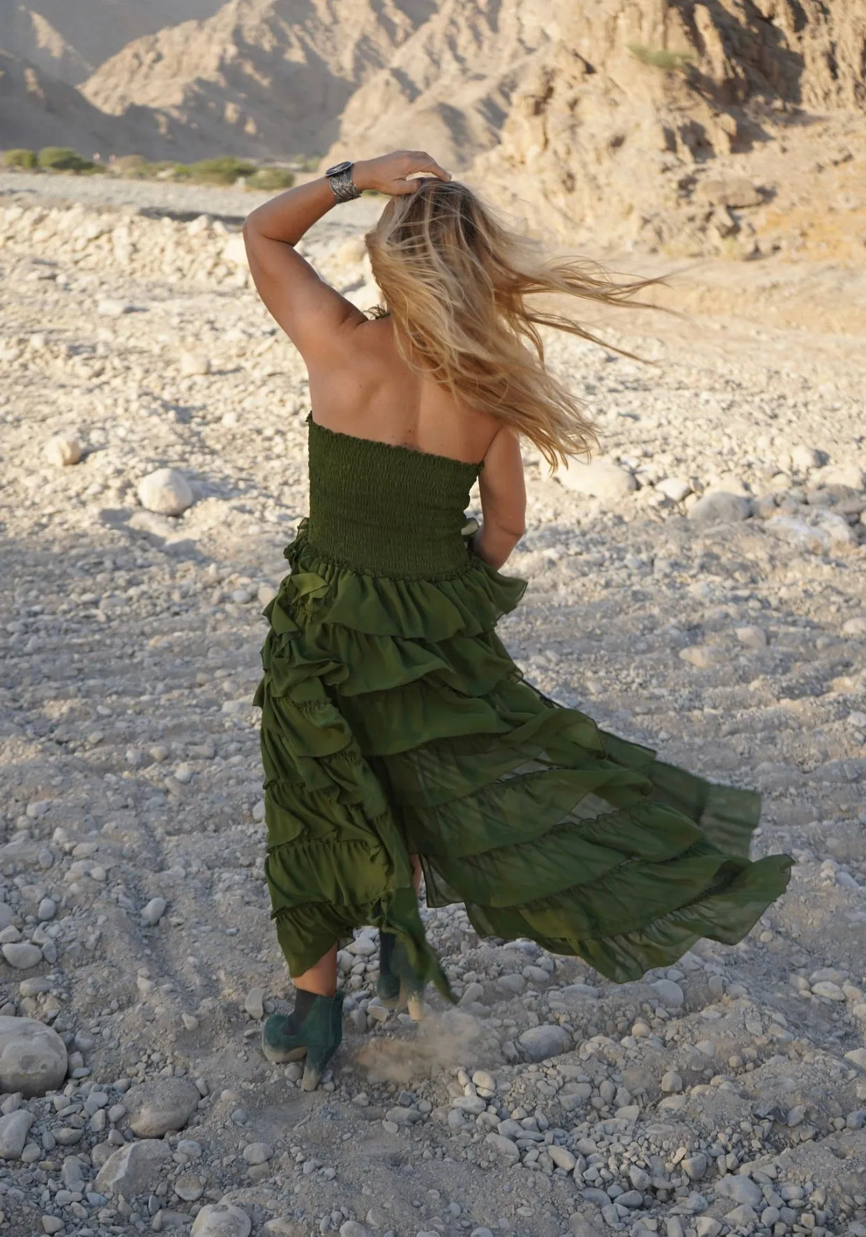 Liza Rara Midi Dress in Mother Earth