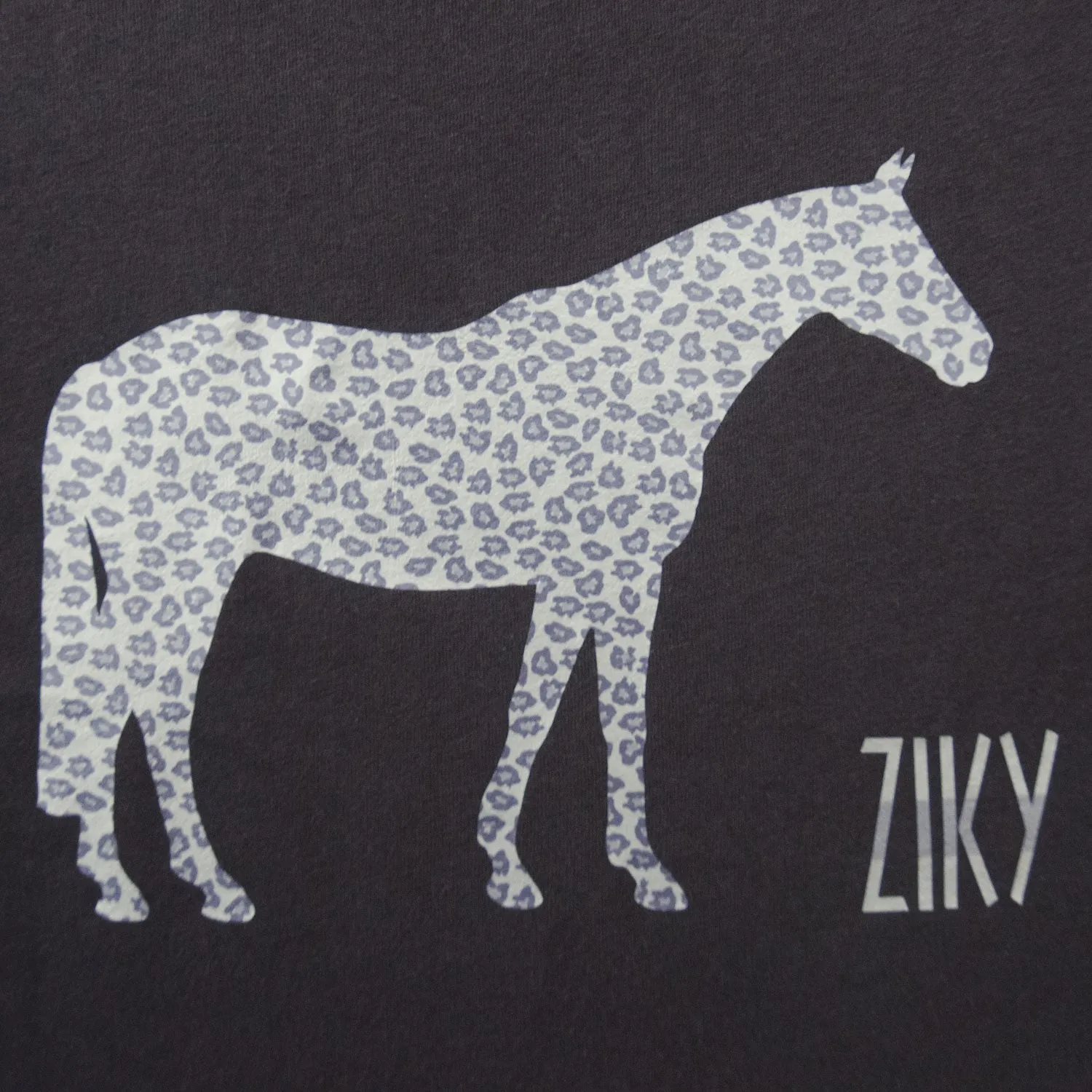 Long Sleeve Leopard Horse T