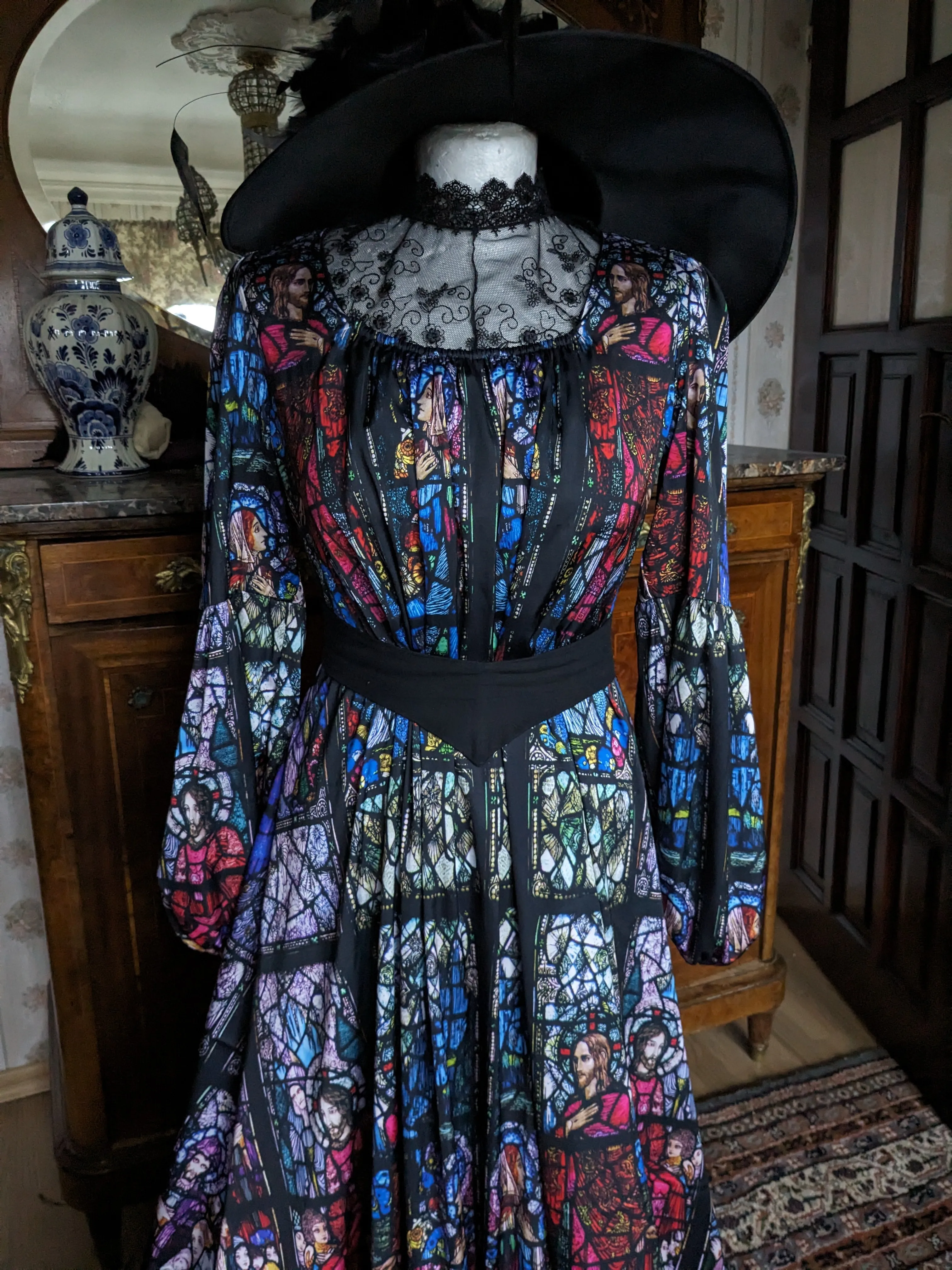 Long stained glass dress