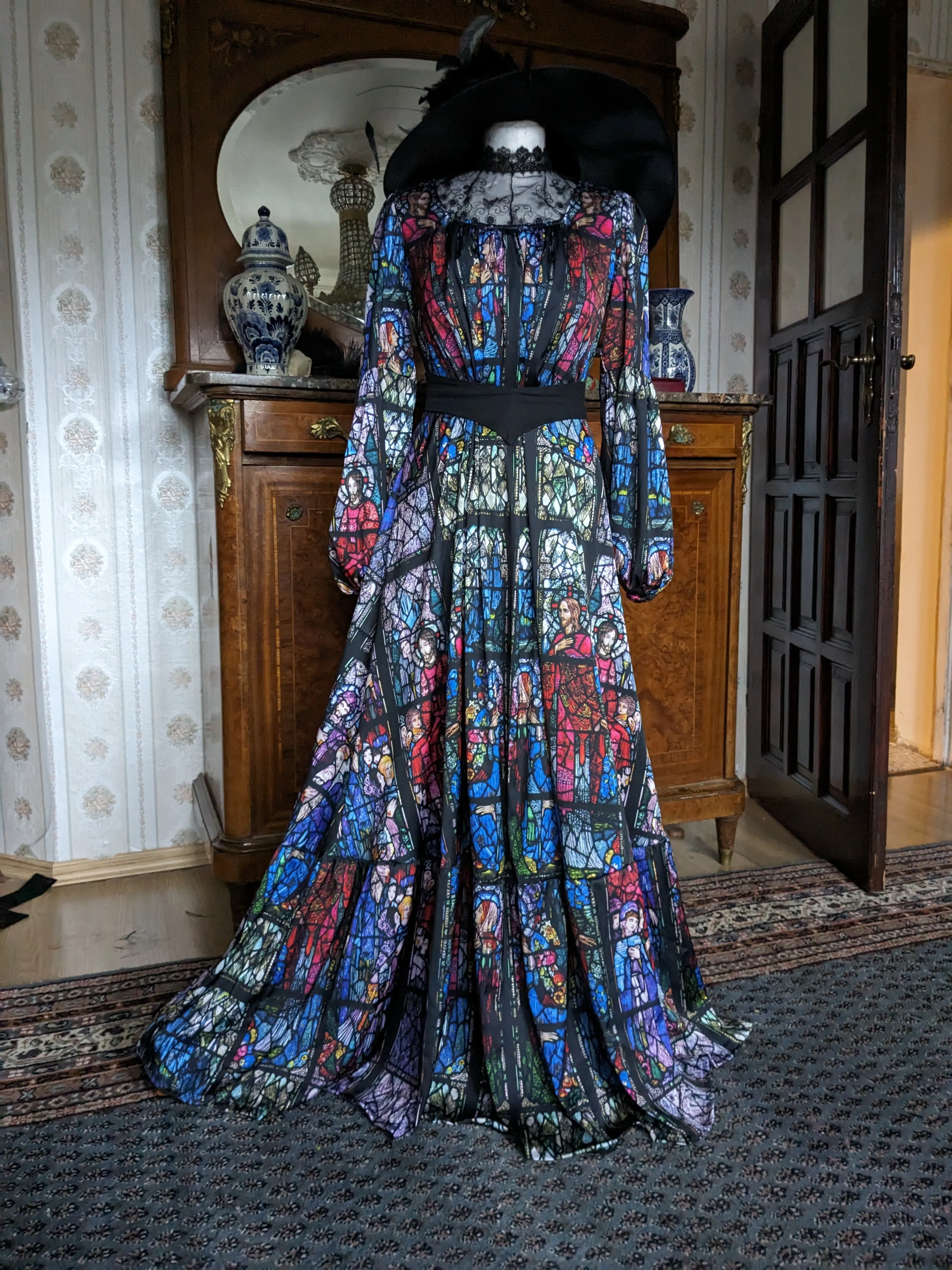 Long stained glass dress