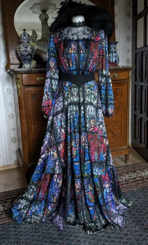 Long stained glass dress