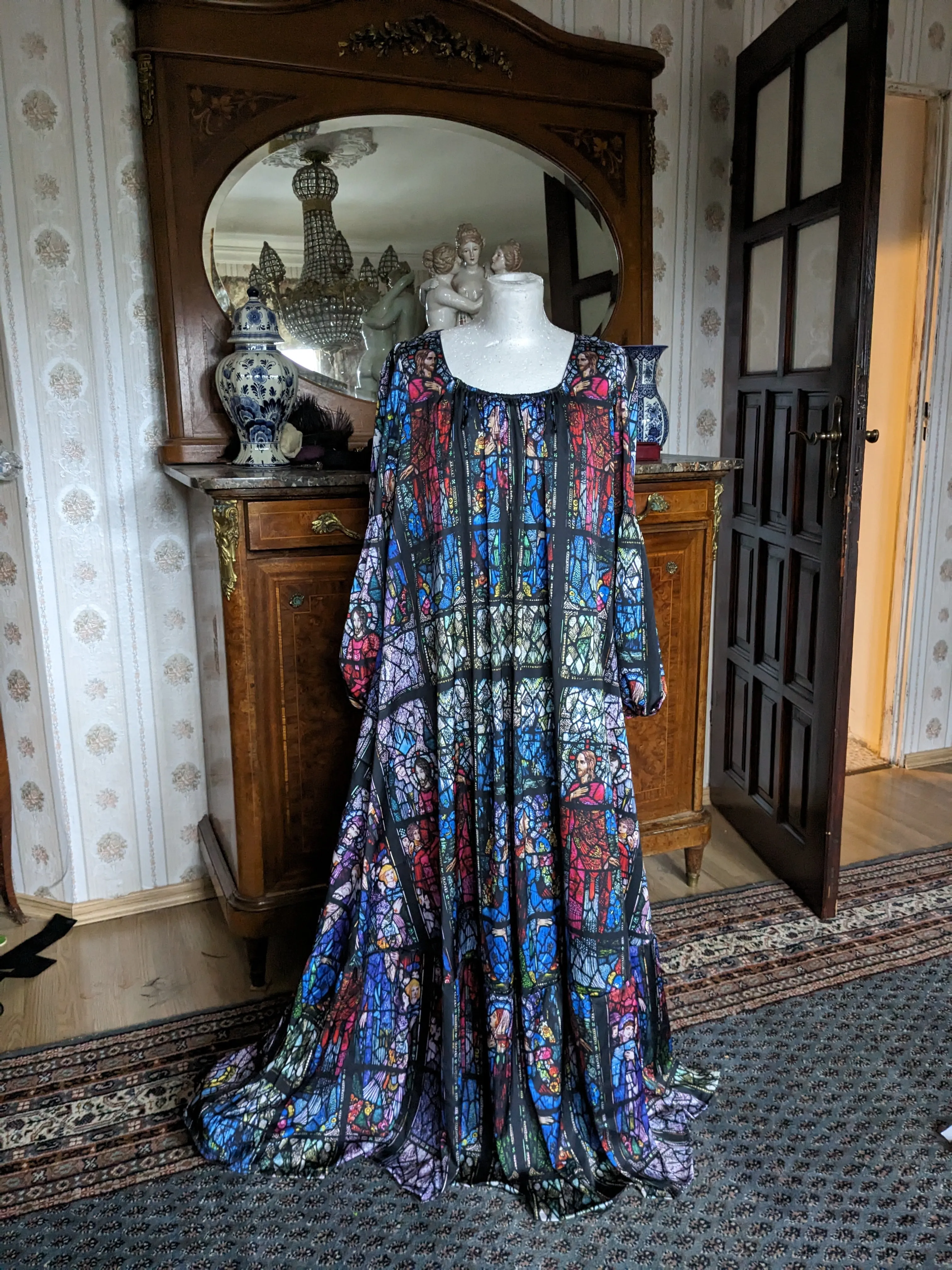 Long stained glass dress