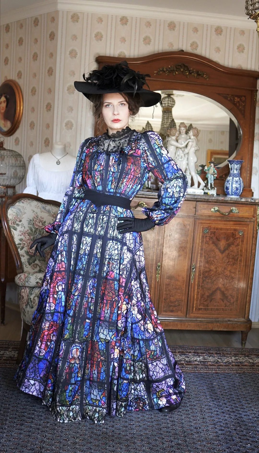Long stained glass dress